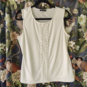 Tommy Hilfiger sleeveless top with lace detail NWOT